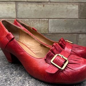 Miz Mooz Red Leather Shoes